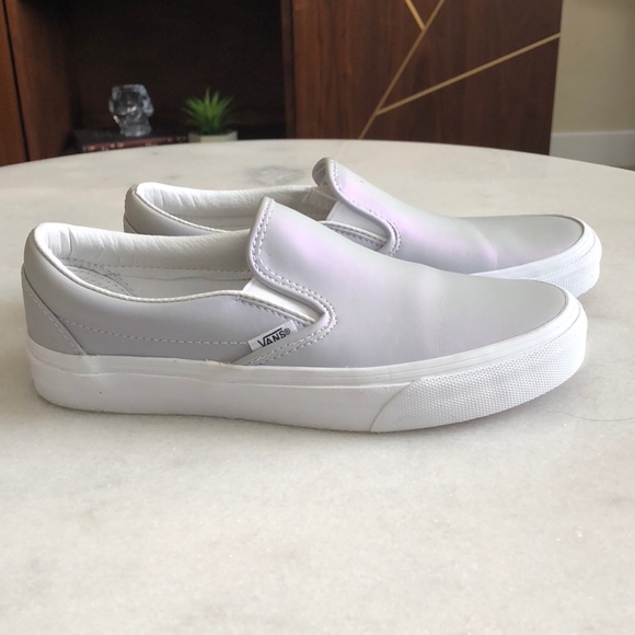 vans muted metallic slip on